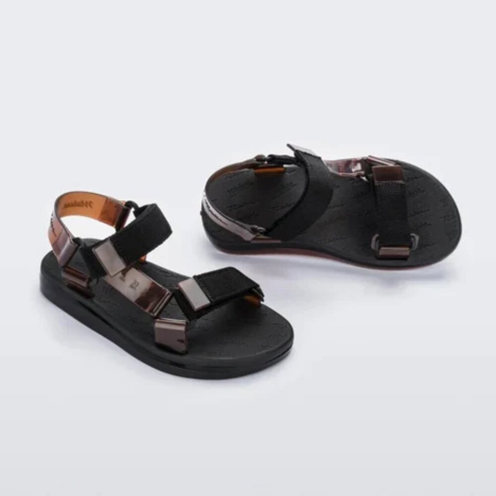 Melissa Papete x Rider Jellies - Brown/Black